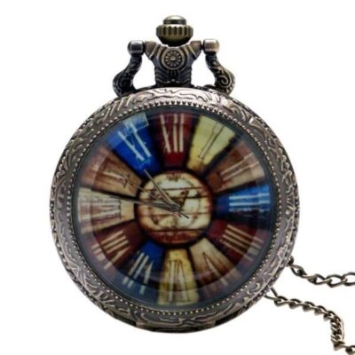 Montre à Gousset <br>Rétro Dark