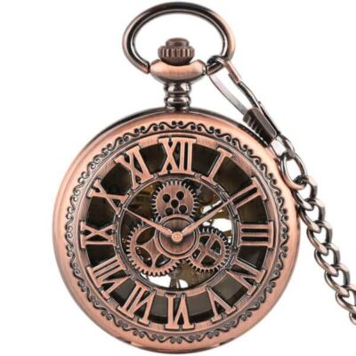 Montre à Gousset Mécanique <br>Roue Dentée