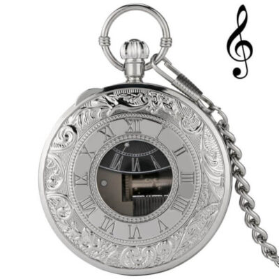 Montre à Gousset Musicale <br>Le lac des cygnes