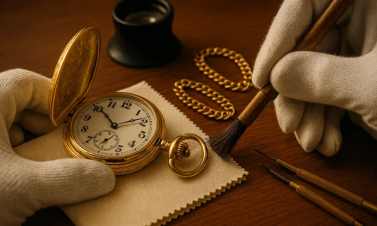 entretenir sa montre gousset